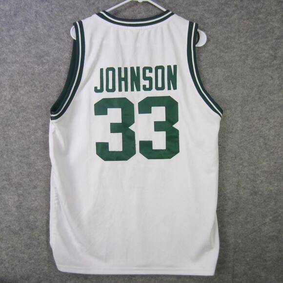 Vintage Michigan State Spartans Jersey Mens XL NCAA Basketball Magic Johnson 70s - Picture 8 of 10